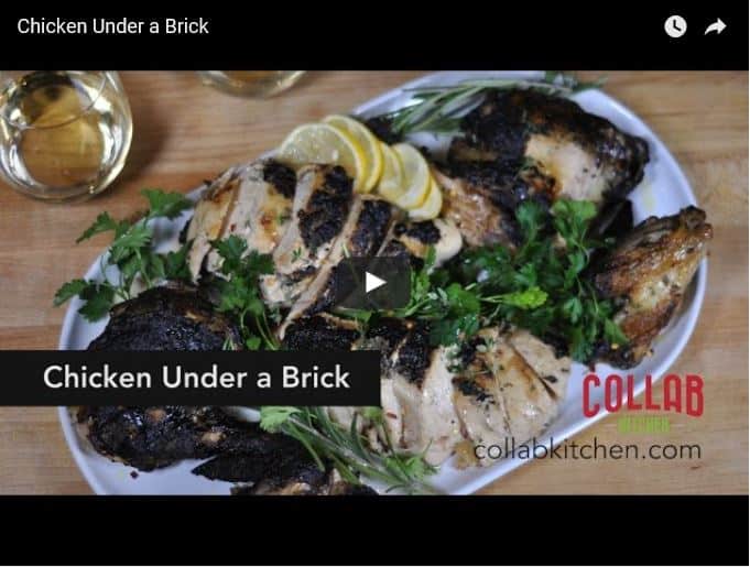 Herbed Chicken Under a Brick