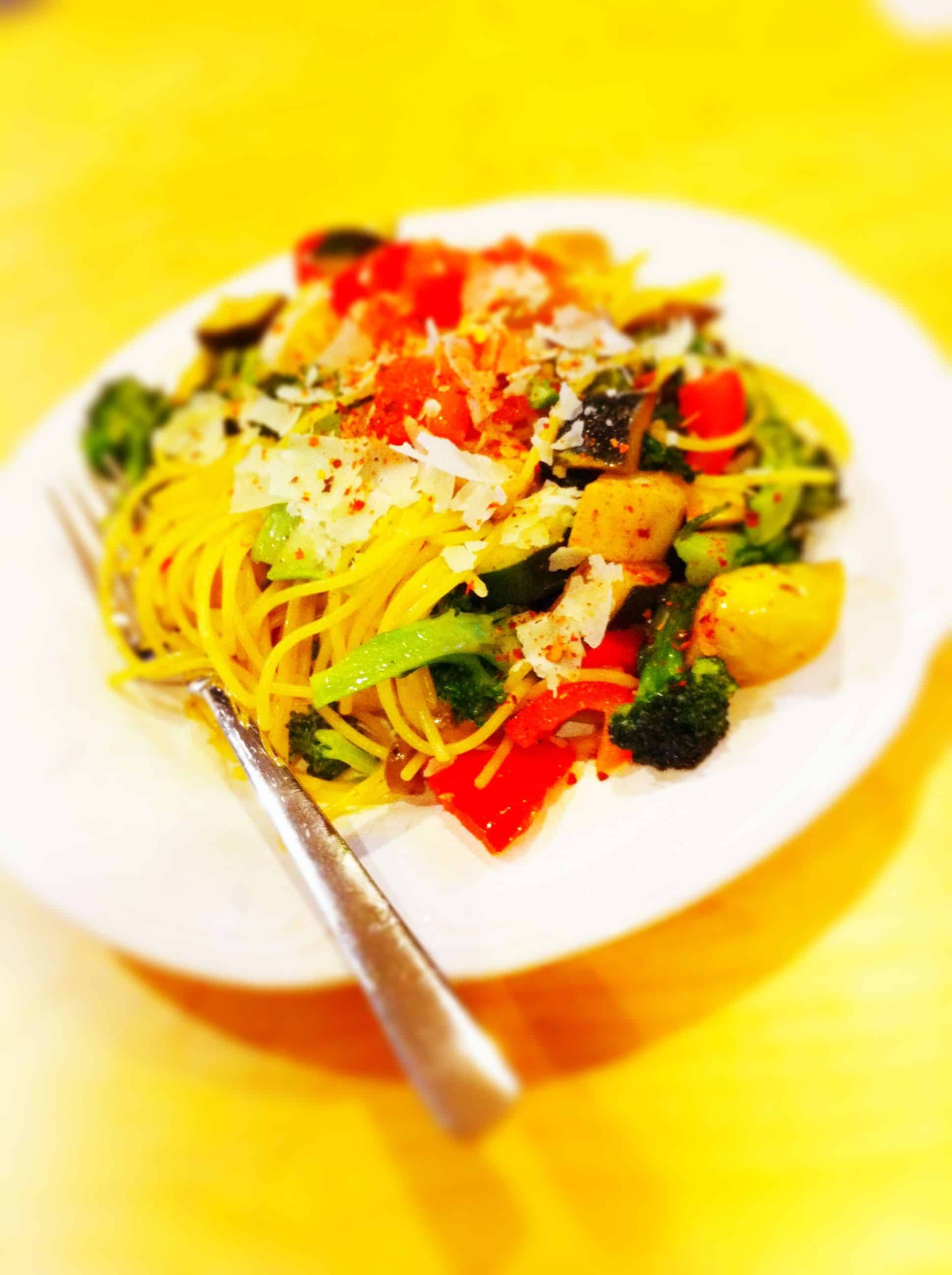 Pasta, Vegetables and Gravy