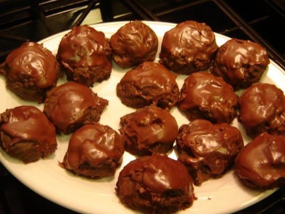 Frosted Chocolate Drops