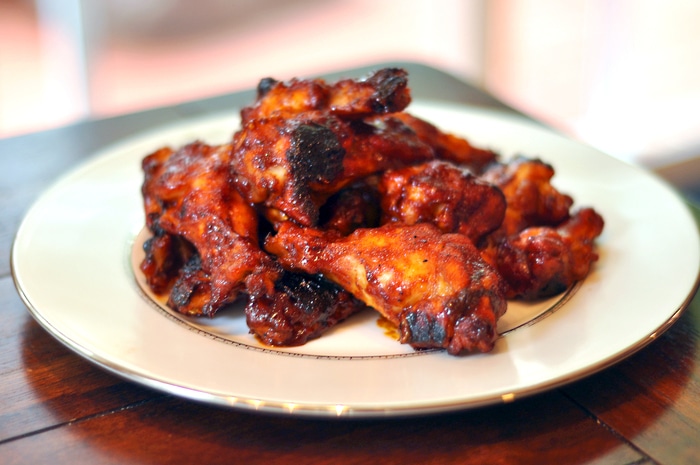 Spicy Maple Bourbon Wings