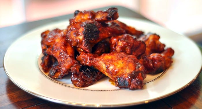 Spicy Maple Bourbon Wings
